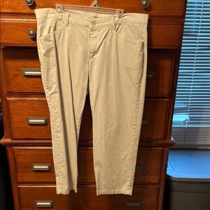 Lee Cream Wide Leg Pants